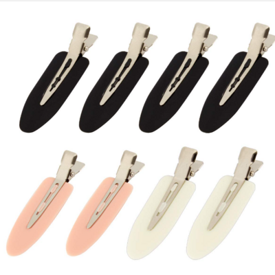 HeSong 4Pcs No Bend No Crease Hair Clips- Styling Duck Bill Clips Alligator Hair Barrettes for Salon Hairstyle Bangs