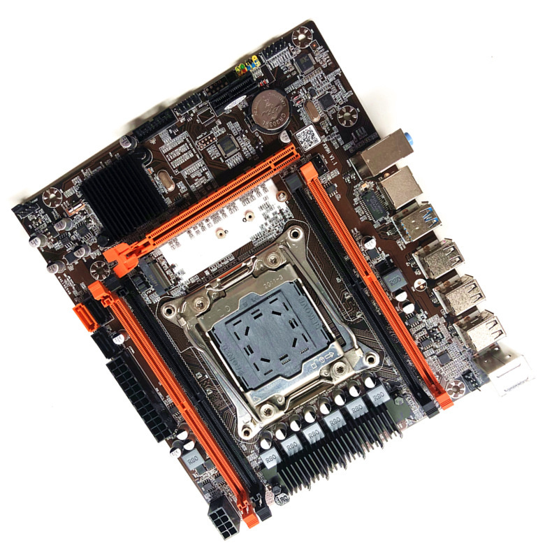 X99 motherboard PC server mainboard 4xDDR4 support core I7 xeon E5 v3/v4 cpu X99H mainboard for pc