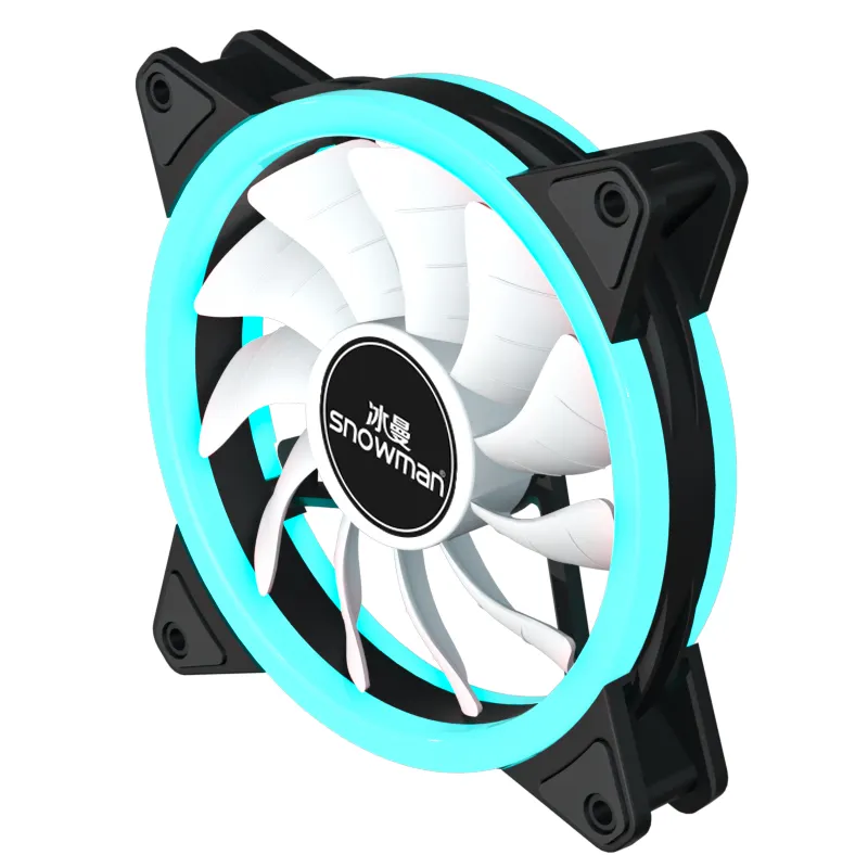 Newest Design Colorful PC Case 120mm RGB LED Fan Cooler Cooling Fan Ventilador With RGB Controller Set