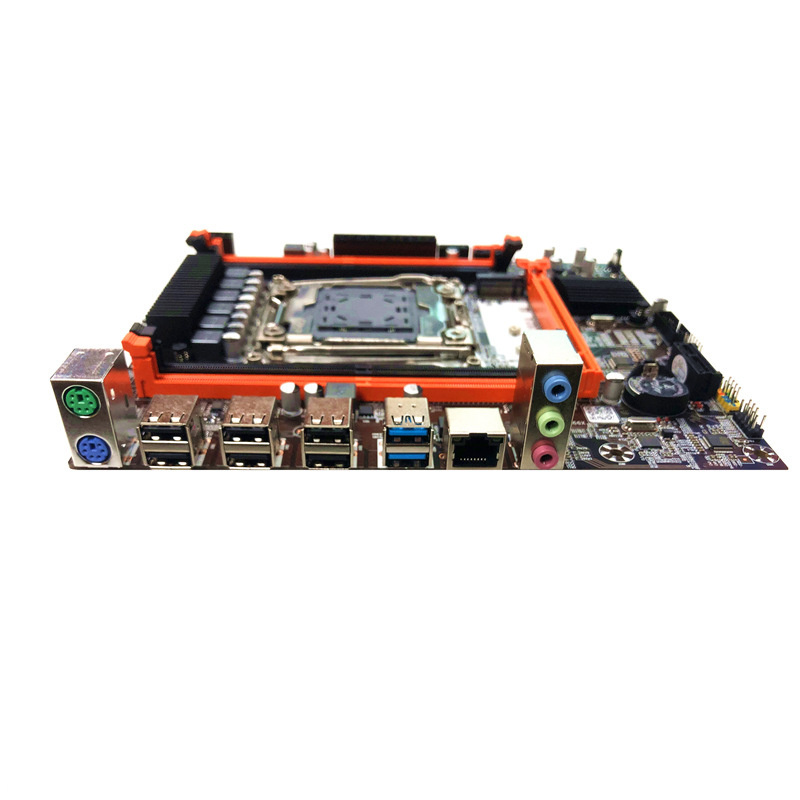 X99 motherboard PC server mainboard 4xDDR4 support core I7 xeon E5 v3/v4 cpu X99H mainboard for pc