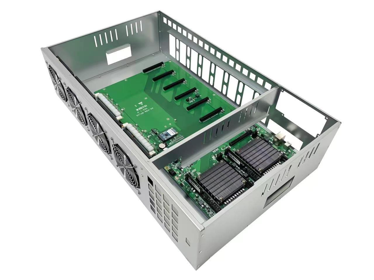 High Performance computer case 4u IDC 64G platform Rack GPU server ALEO