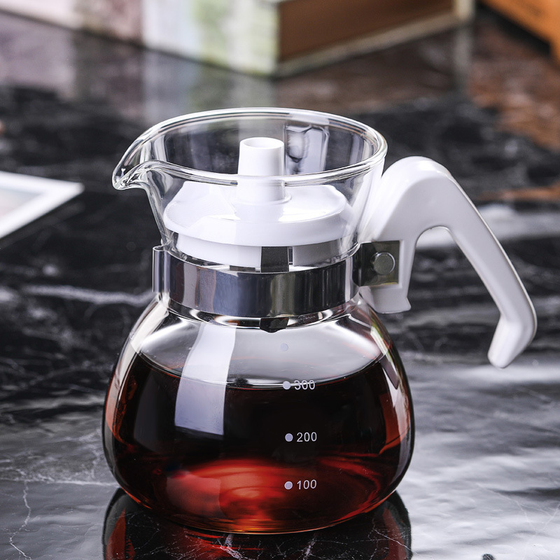 Wholesale Cheap Custom Logo Heat Resistant Glass Coffee Pot Carafe With Handle