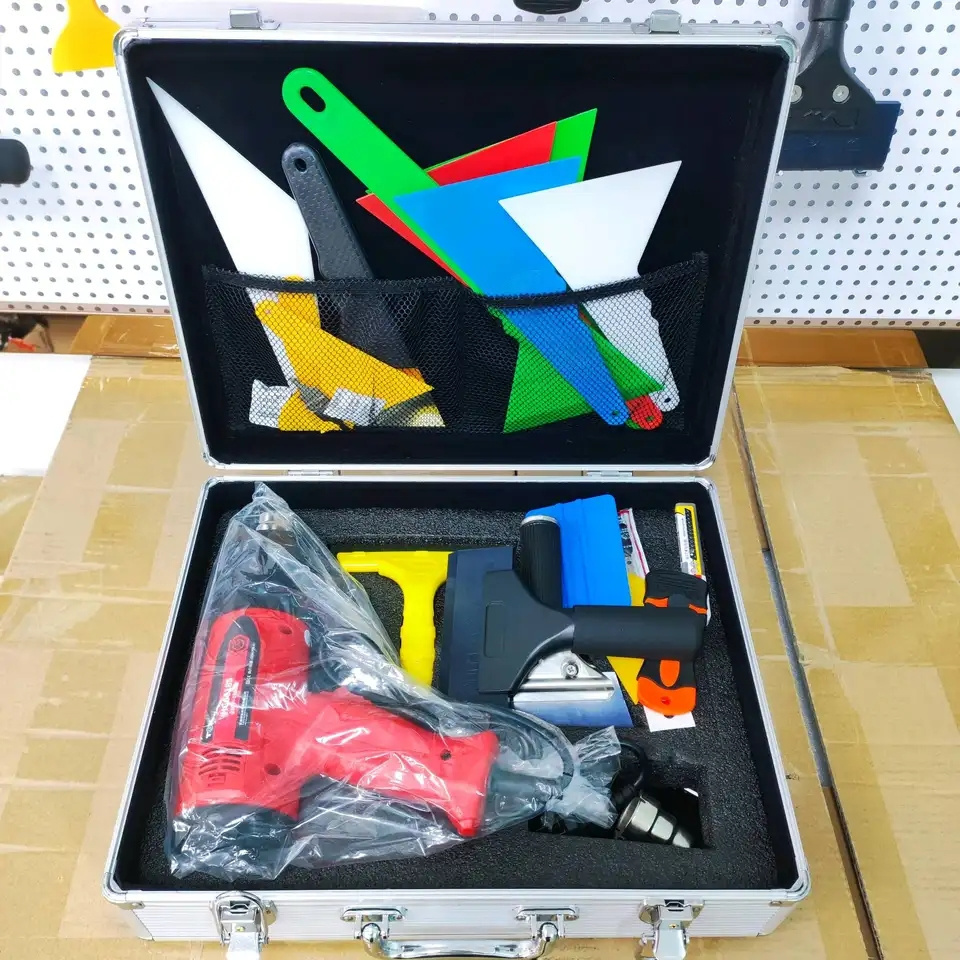 1 set in stock window film ,PPF  installation tool including variety scrapers  heat gun and other tinting tools