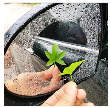 20*17.5cm size customized Bathroom Mirror Glass Waterproof Anti fog film Car Rain-proof Film Rearview Mirror