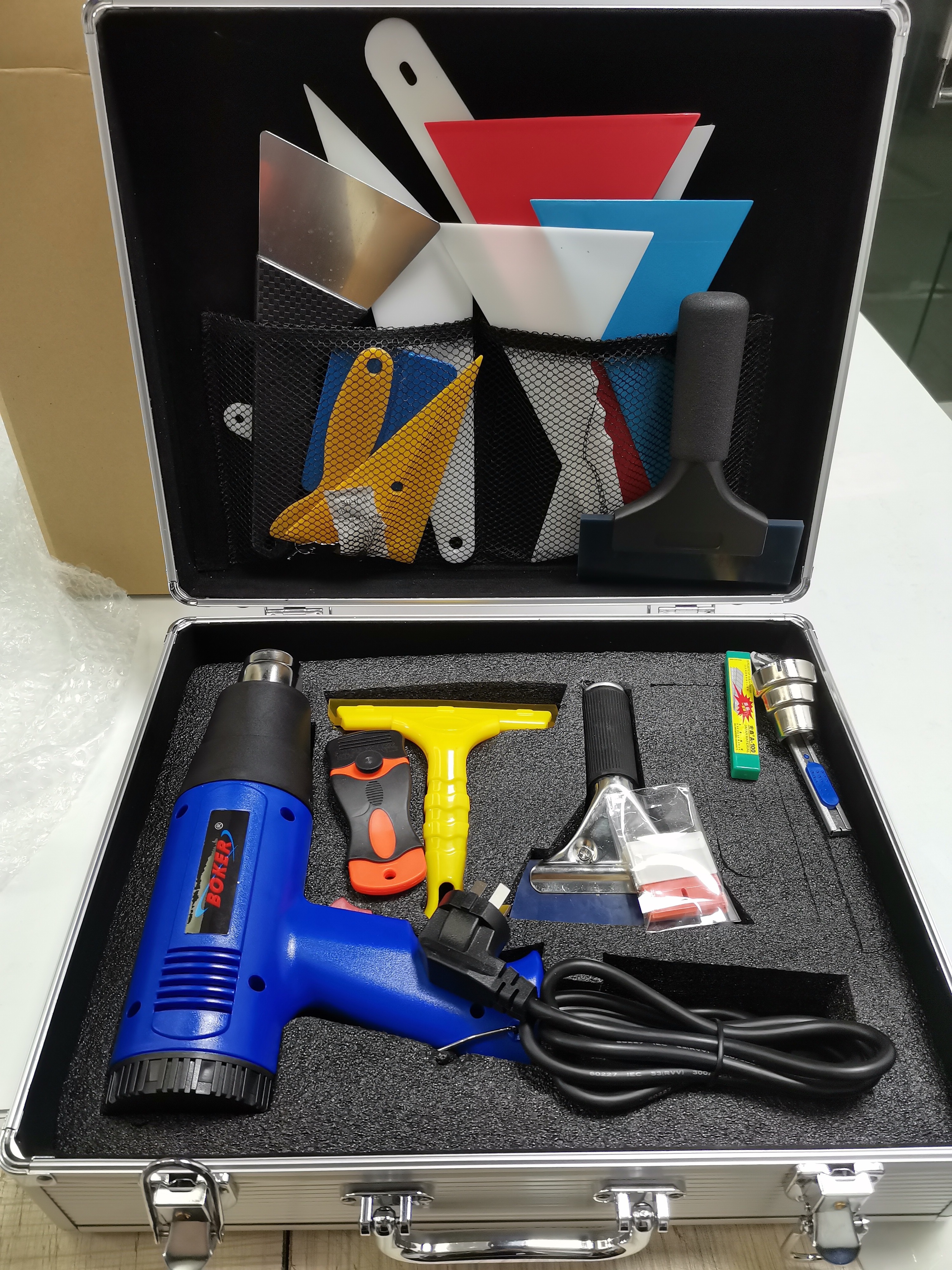 New vision heat gun 1 Set tool Kits scrapers In Stock window tint film PPF vinyl car wrapping tools