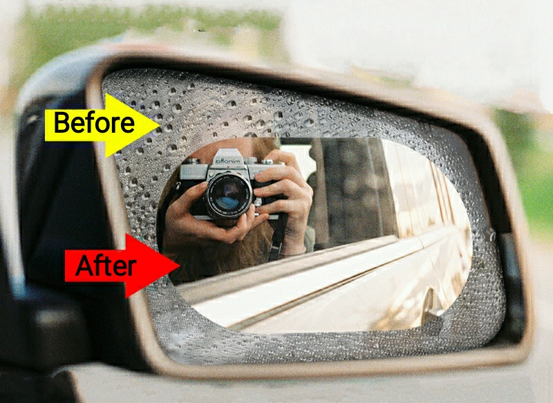 135*95 mm OEM Car Rear-View Mirror Rainproof Anti Fog Anti Rain Film Automobile Screen Protector