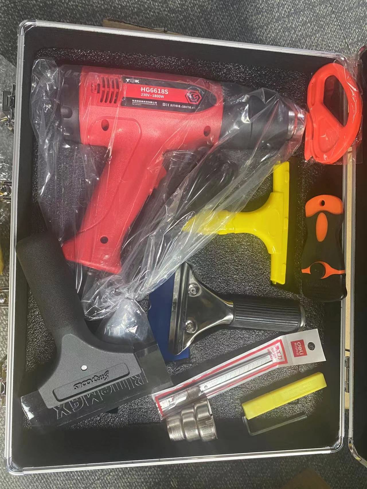 1 set in stock window film ,PPF  installation tool including variety scrapers  heat gun and other tinting tools