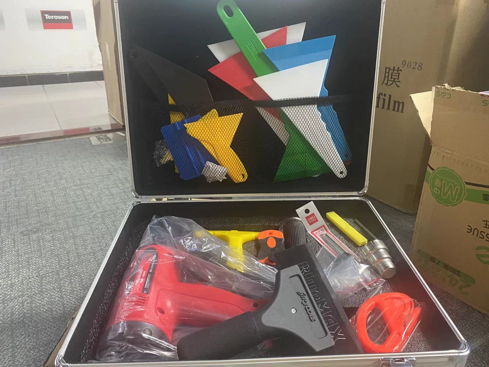 New vision heat gun 1 Set tool Kits scrapers In Stock window tint film PPF vinyl car wrapping tools