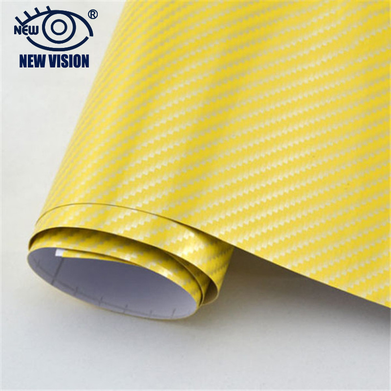 3D 4D 5D Carbon Fiber Vinyl Film Anti-Scratch 3M Quality Car Sticker Waterproof Diy Car Styling Wrap 1.52*30M Pvc Paper