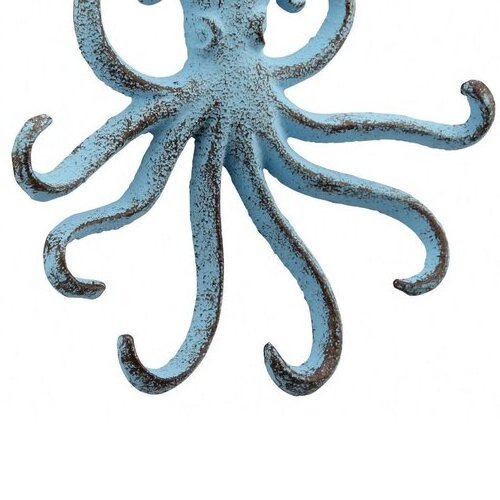 Octopus metal wall hook