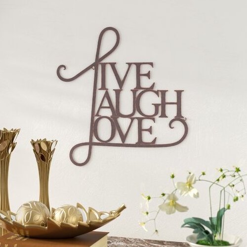 Live, laugh, love antique wall decor