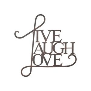 Live, laugh, love antique wall decor