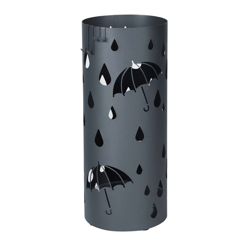 Customisable Metal Umbrella cut out umbrella stand with dripped water tray for decoration made with high quality