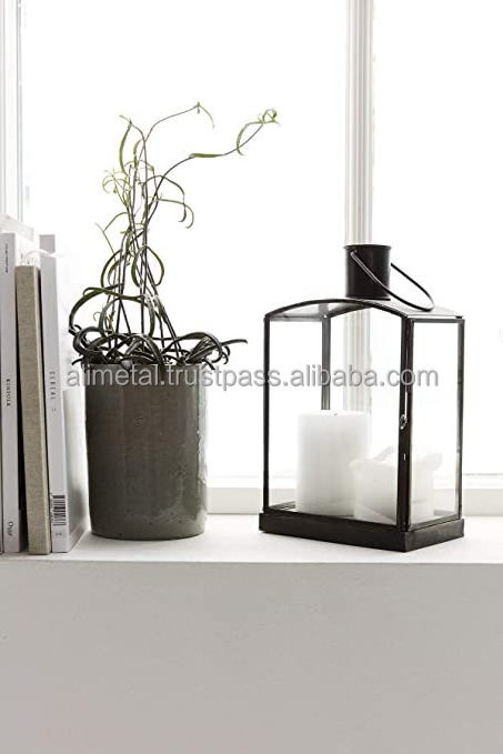 Decorative metal and glass lantern candle holder for decoration at all places like wedding lanterns and house lanterns