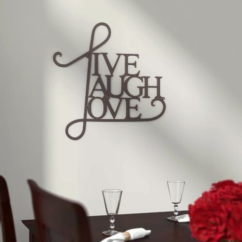 Live, laugh, love antique wall decor