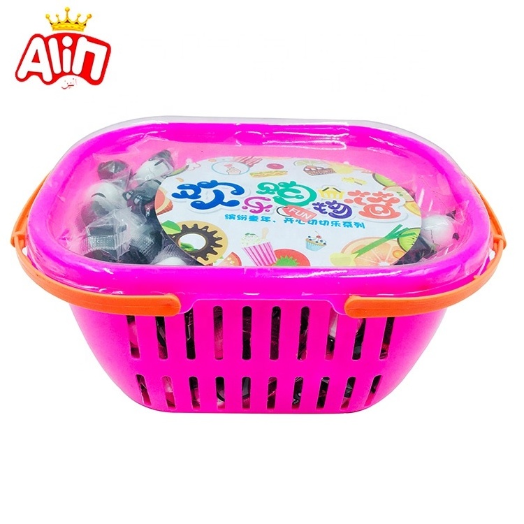 halal candy sweet bag  candy design  Merry shopping basket crispy chocolate balls