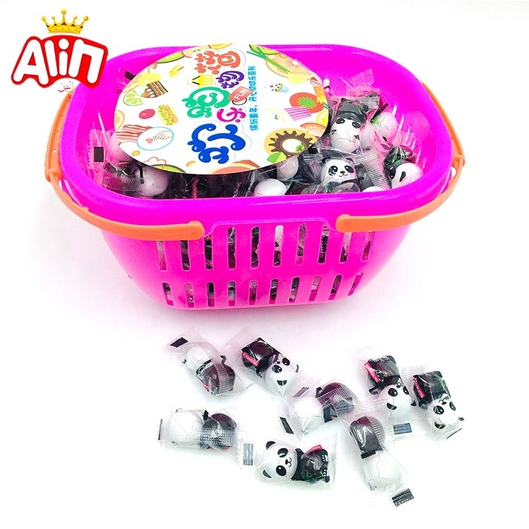 halal candy sweet bag  candy design  Merry shopping basket crispy chocolate balls