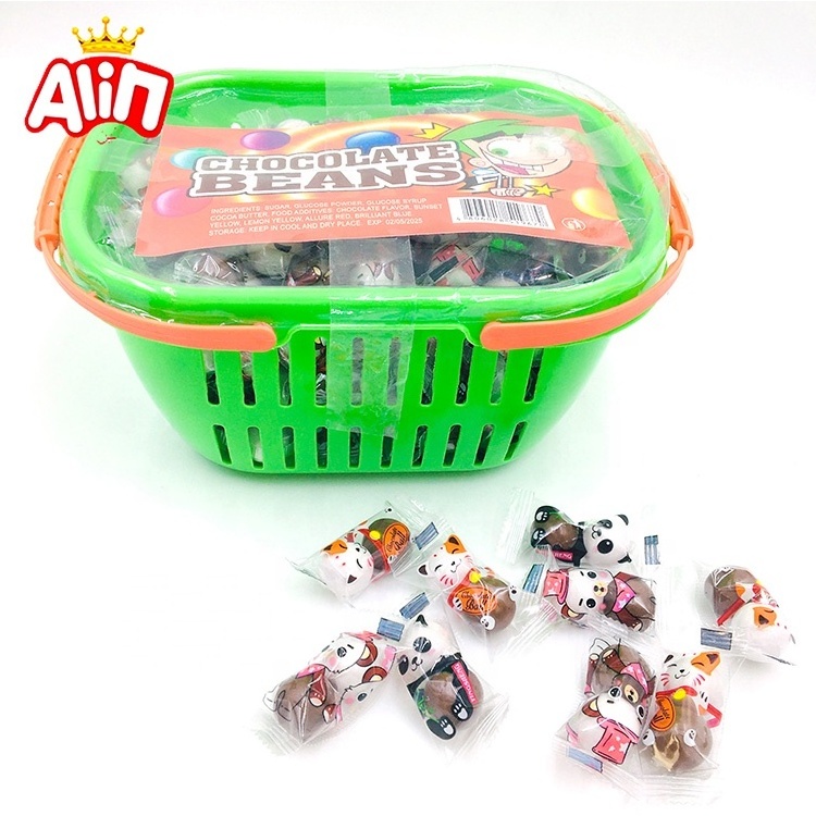 halal candy sweet bag  candy design  Merry shopping basket crispy chocolate balls