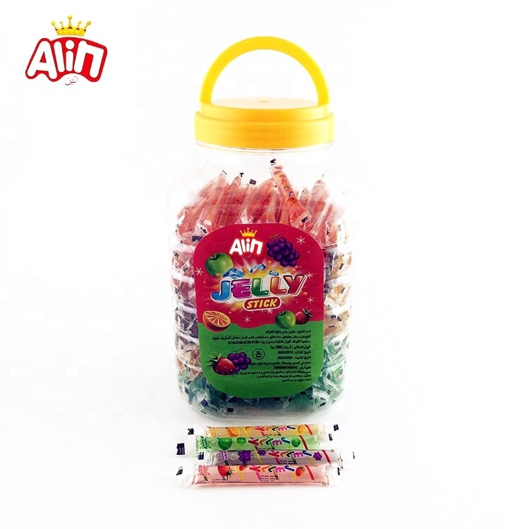 snacks candy  candy bottles  fruity  Mini strip  halal fruit jelly  Mini Fruit Flavors Jelly