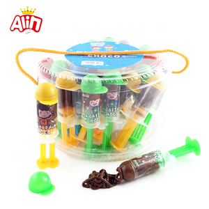 wholesale imported sweets halal customizable chocolate syringe chocolate sauce