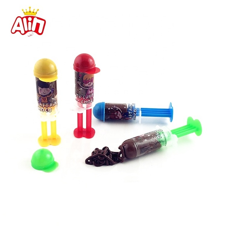 wholesale imported sweets halal customizable chocolate syringe chocolate sauce