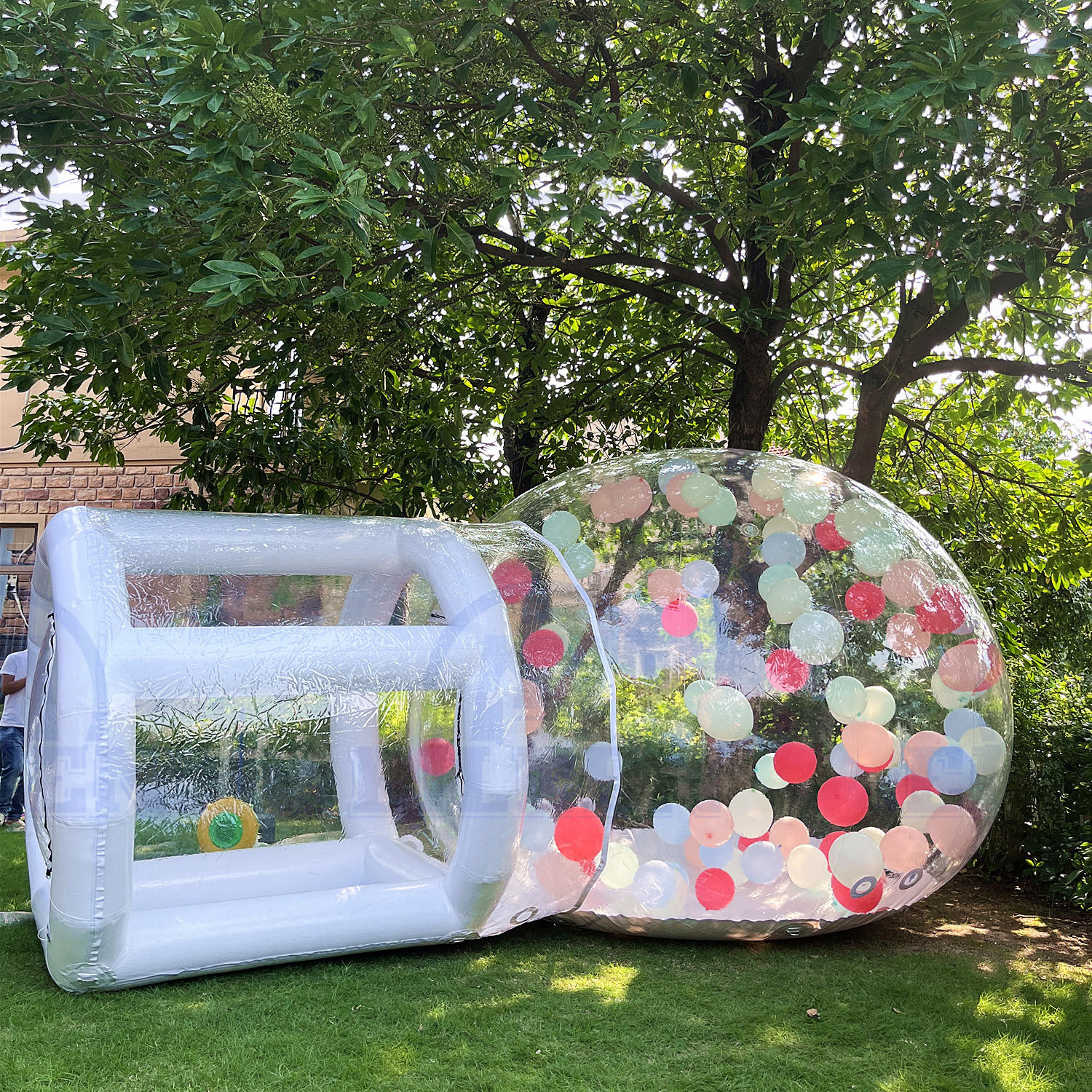 Eileen Commercial grade 10ft Inflatable Bubble House white bounce house for Balloon Artist Party Decoration or rental business