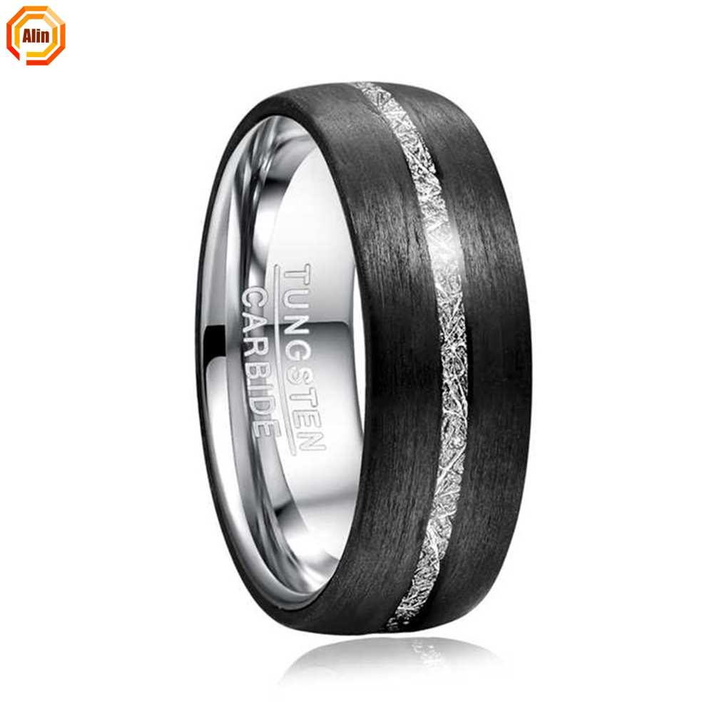 6MM 18K Gold Plated Beveled High Quality Competitive Price Tungsten Carbide Ring For Men's Wedding