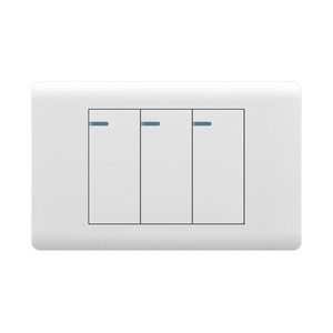 IEC Quality 3 Gang 3 Way Conmutador Triple wall button switch