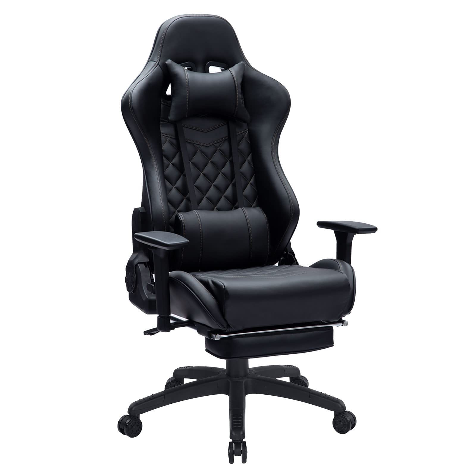 Heavy Duty Gaming Chair for Adults and 350LBS Reinforced Base Big and Tall Ergonomic Office Computer Chair with Massage