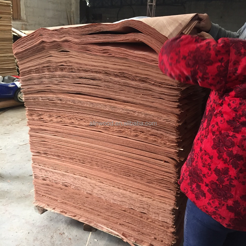 Linyi GUW ,SAPELE ,RED COLOR HARDWOOD VENEER