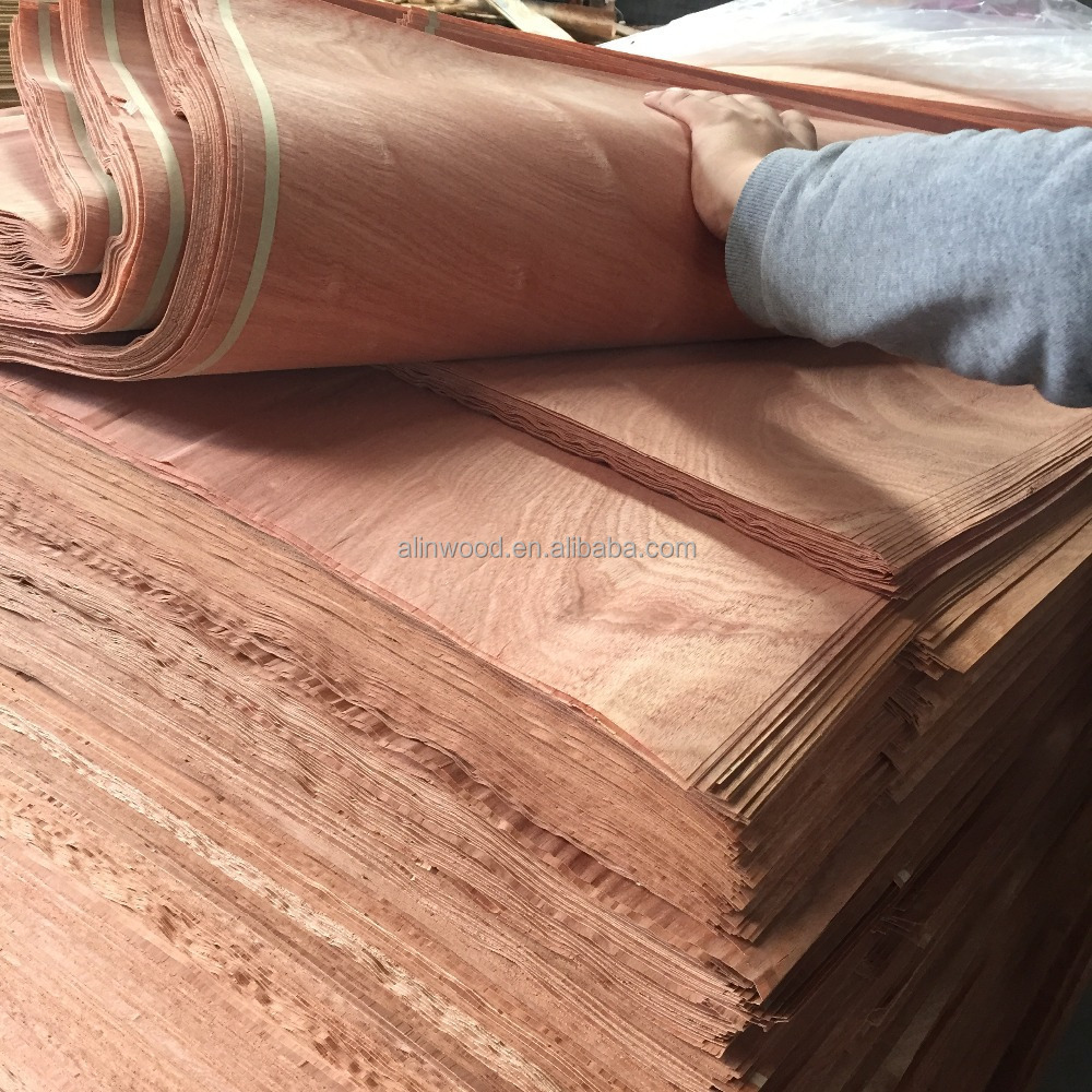 Linyi GUW ,SAPELE ,RED COLOR HARDWOOD VENEER