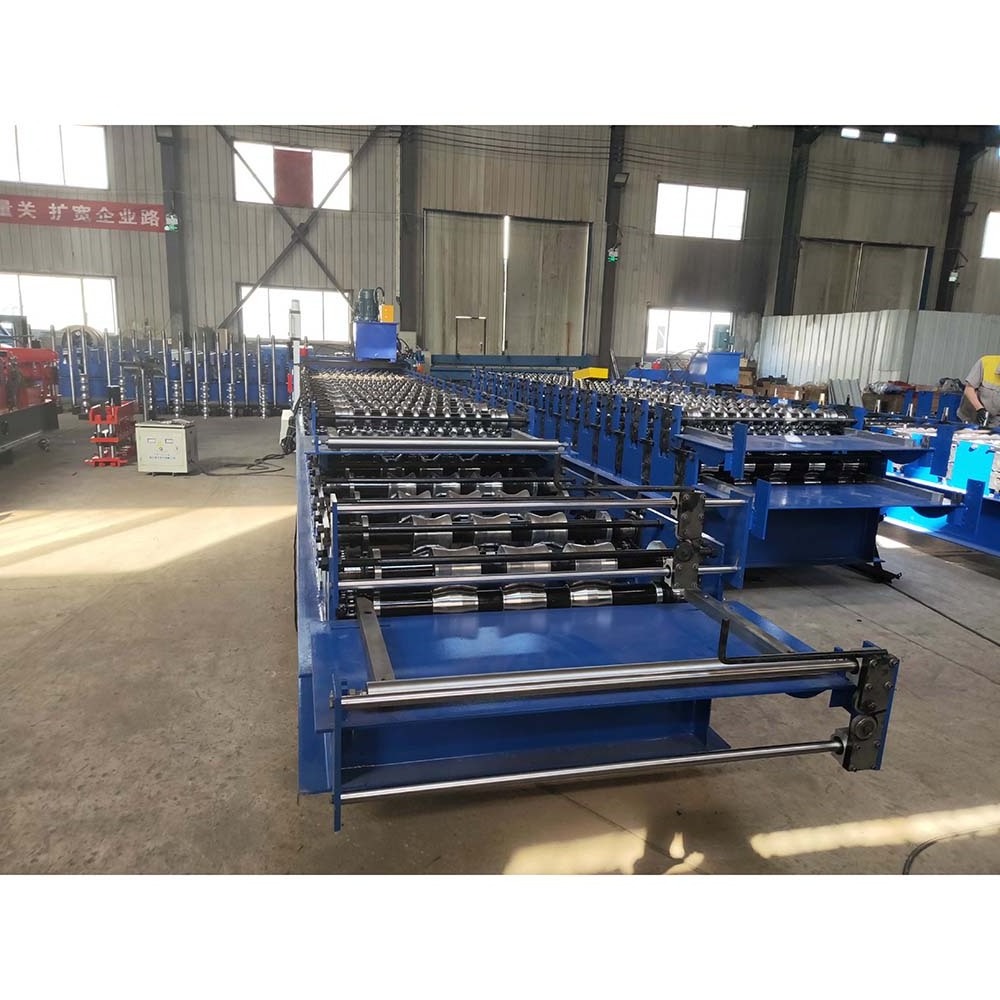 Iron Making Roll Forming Ibr Metal Sheet Roof Panel Manufacturing Machine