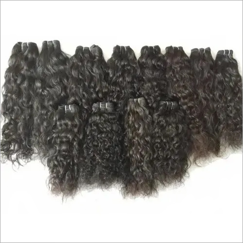 Raw Indian Hair Directly From India, 100% Natural Indian Human Hair,  Cuticle Aligned Hair