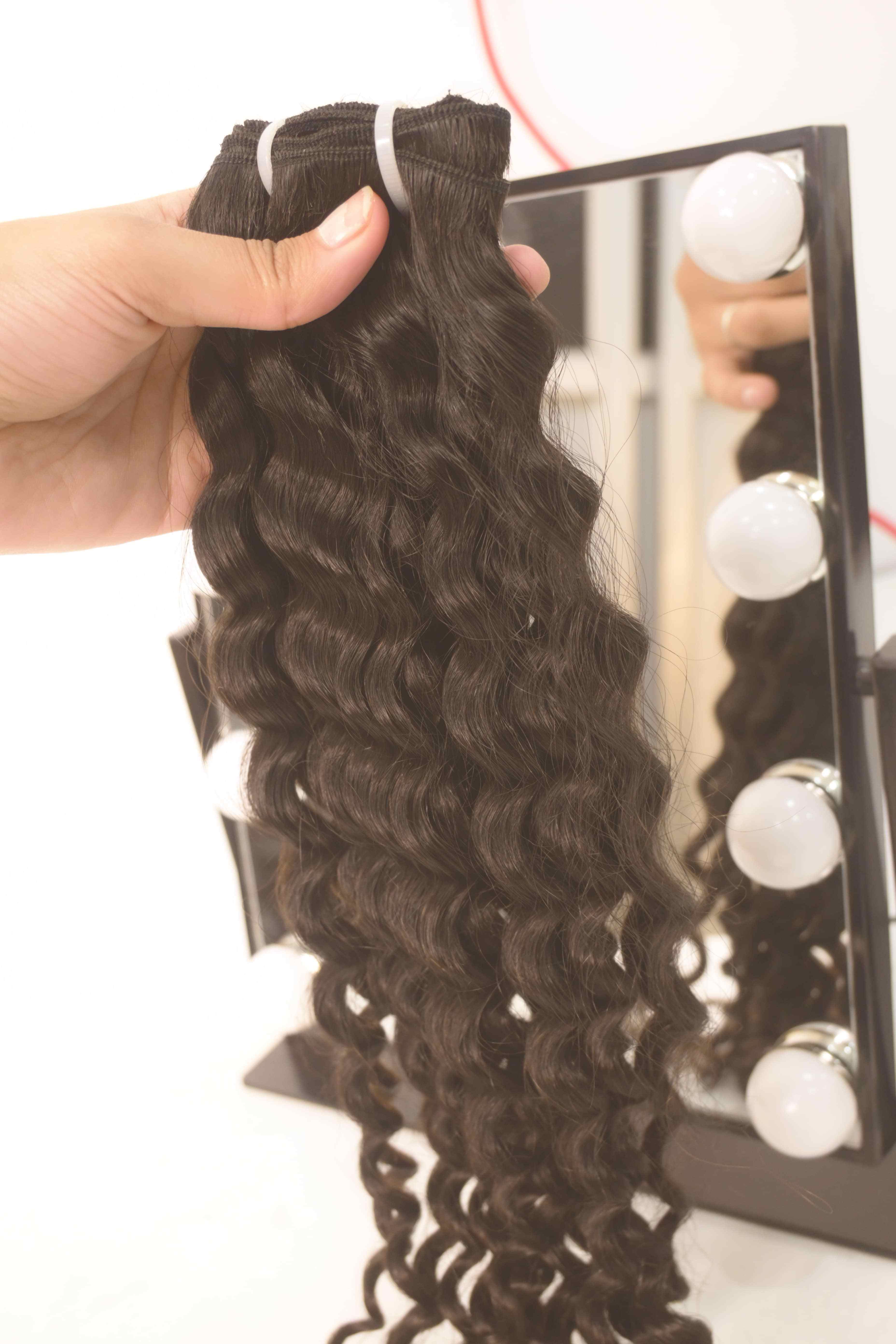 Raw Indian Hair Directly From India, 100% Natural Indian Human Hair,  Cuticle Aligned Hair