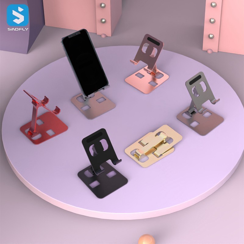 hot selling  mobile phone holders stand aluminium alloy wholesale foldable table phone holder