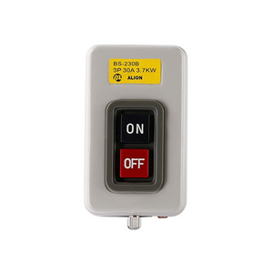 ALION Hot Selling control switches box BS-230B Power Push button Switch for sale 220V