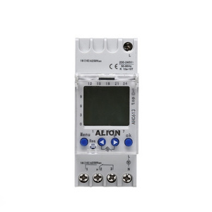 ALION AHC613 DIN rail LCD Programmable Astronomical Time Switch Electrical Digital Timer Switch 220V