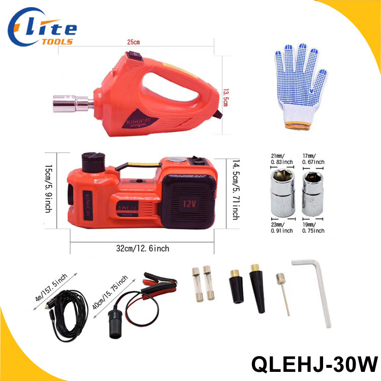 3 In 1 Auto Electric Jack Dual-Function Type Electric Hydraulic Floor Jack