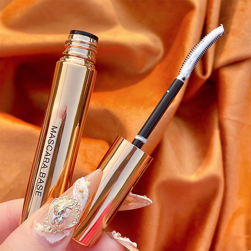 Custom Beauty Luxury Ladies Rose Gold Eye Makeup Natural Curling Volume 4d 3d Fiber Mascara With Mascara Primer Set