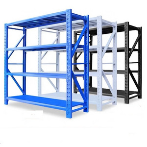 Chinese 4 Tier Boltless Bulk Storage Shelves Shelf Shelving Unit With Steel Decking