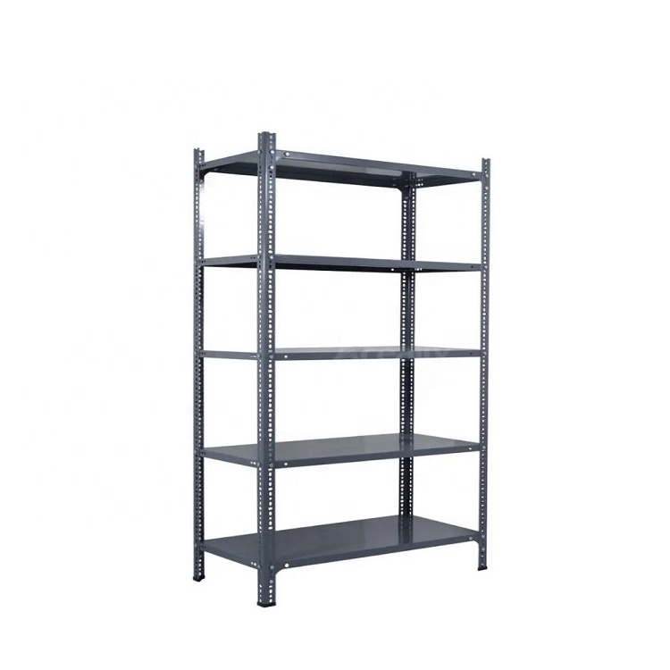 Estantes de metal 5 Layer Heavy Duty Galvanized Steel Metal storage units shelves warehouse rack