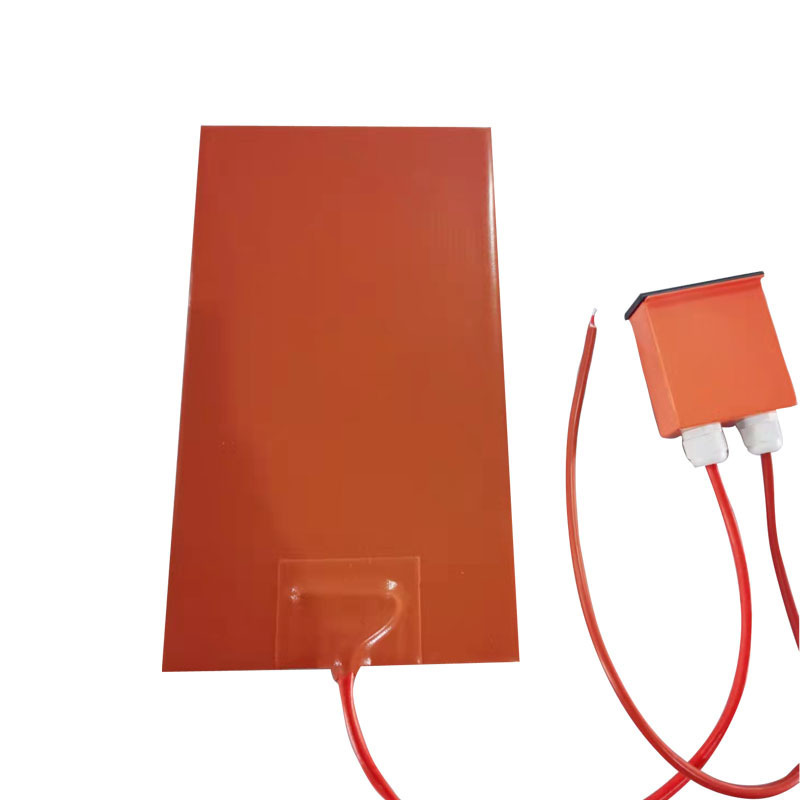 Custom 12v 24v 110v 220v Electric Flexible Heating Pad Rubber Silicone Heater Melt Snow in Winter Provided 1000mm; Custom 1.5