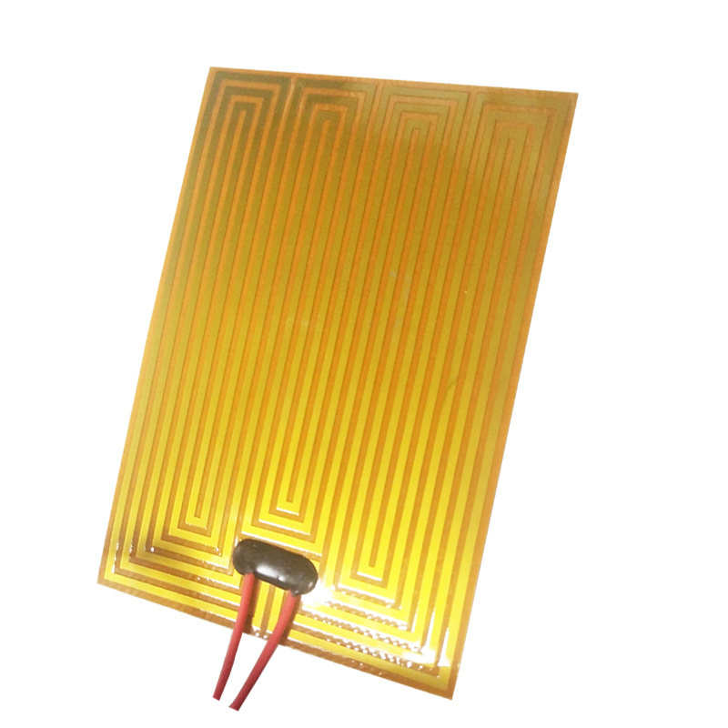 Customized 48V Flexible Polyimide  Kapton heating Element Film with PSA Tape