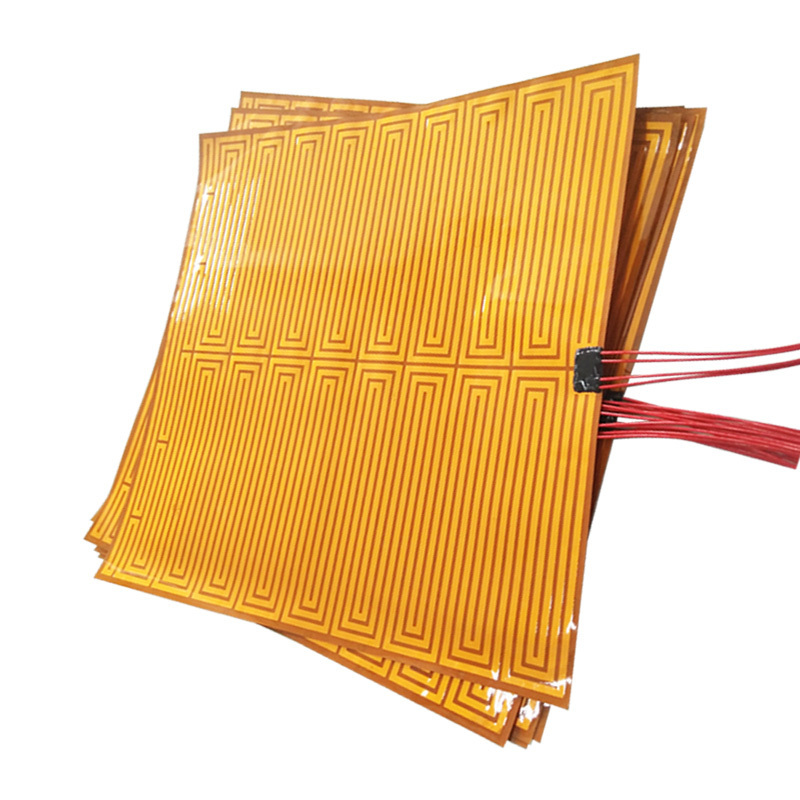 Customized Flexible 12V 400x400mm Polyimide Kapton Heater Giant Size