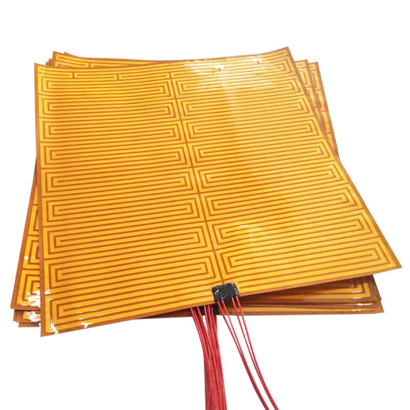 Customized Flexible 12V 400x400mm Polyimide Kapton Heater Giant Size