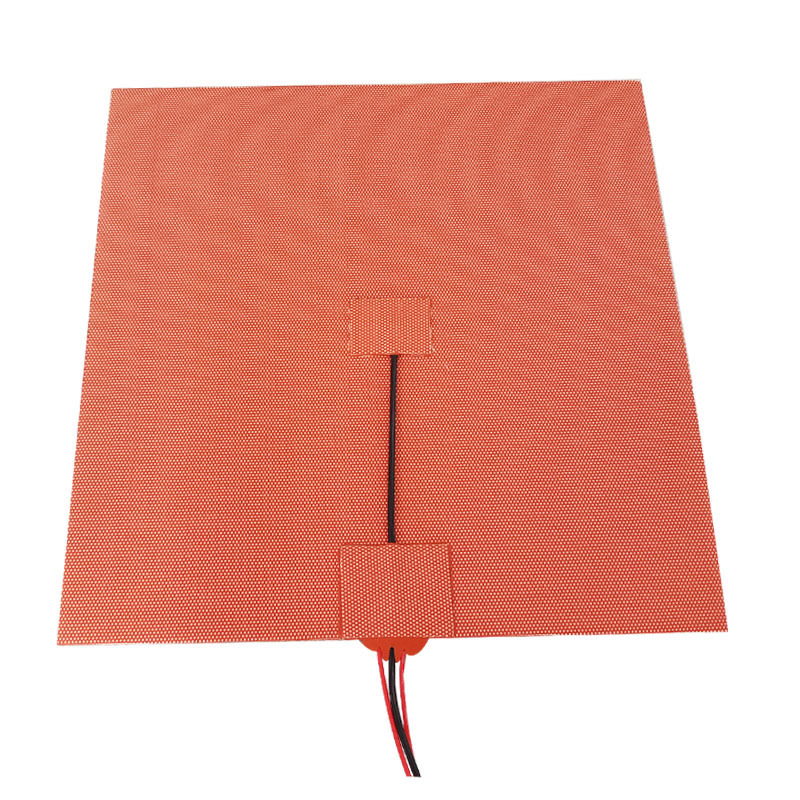 Heater Silicone Cable Flexible Bucket Heater Silicone Rubber Heater With Aluminum Plate