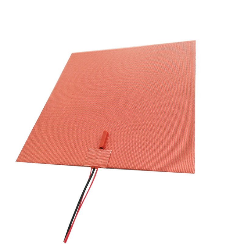 Heater Silicone Cable Flexible Bucket Heater Silicone Rubber Heater With Aluminum Plate