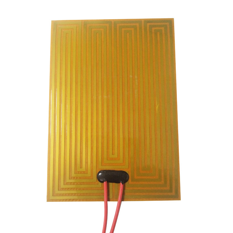 Custom Design  Flexible 12V Polyimide Kapton Heater Film with PSA Adhesive Back