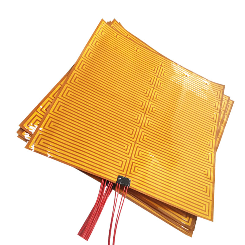 Customized Flexible 12V 400x400mm Polyimide Kapton Heater Giant Size