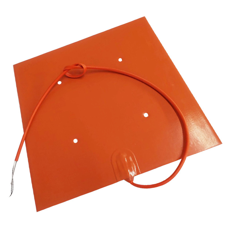 Customized Silicone Heated Blanket Silicone Rubber Heater For industrial Heating